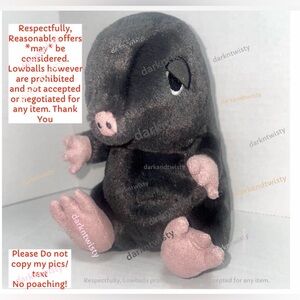 1 OWNER! RETIRED BNWT JELLYCAT CUDDLEBUD MORGAN MOLE
